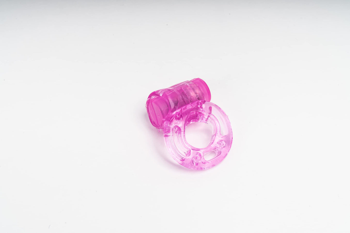 Playzzr Buzz Bumper with Clit Stimulator, Vibrating Cock Ring Sex Toy, Comfortable Flexibility, His/Her Experience, and Hypoallergenic Medical Grade Silicone for Unreal Sex